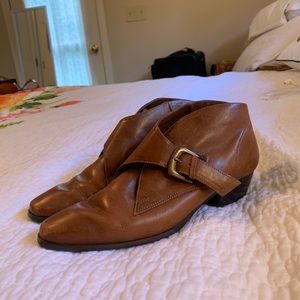 Brazilian Leather Ankle Boots, 6.5